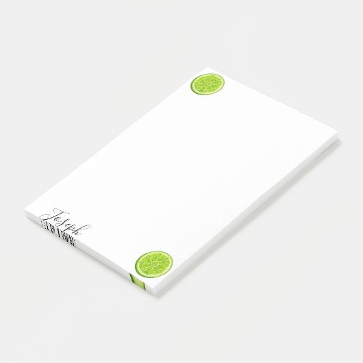 Post-it Notes Vert Citron (Incliné)