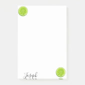 Post-it Notes Vert Citron (Devant)