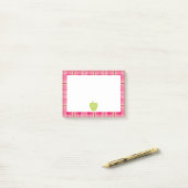 Post-it® Notes vertes de Courrier-it® de professeur de (Sur un bureau)