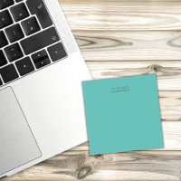 Notes vertes Turquoises personnalisées