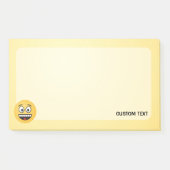 Post-it Notes Visage Souriant Avec Bouche Ouverte (Devant)