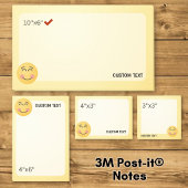 Post-it Notes Visage Souriant avec des Yeux Sourir