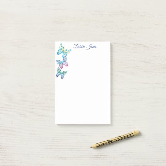 Post-it-Notes-Vlinders Post-it® Notes (Op bureau)