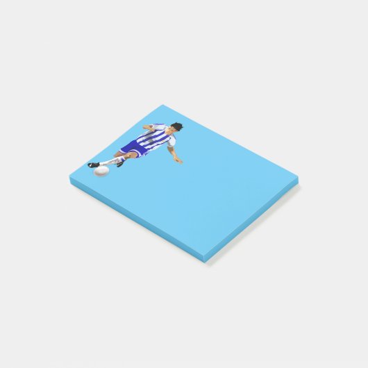Post-it-Notes-Voetbalspeler Post-it® Notes (Schuin)
