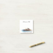 Post-it notes Watch Hill Lighthouse Rhode Island (Op bureau)