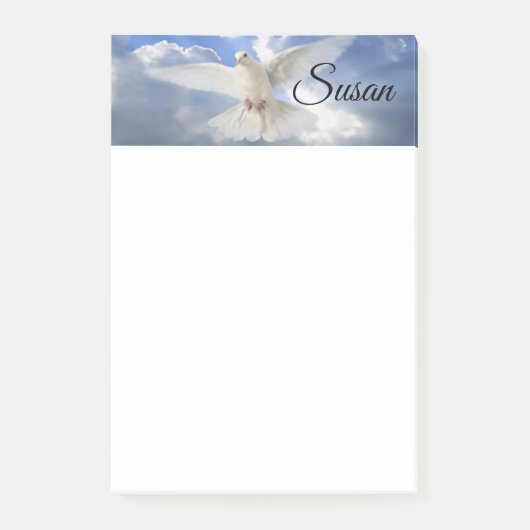Post-it Notes White Dove (Devant)