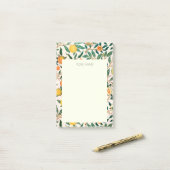 POST-IT NOTES WILLIAM MORRIS YELLOW POMEGRANATES (Op bureau)