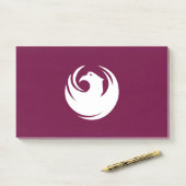 Post-it® Notes with flag of Phoenix, Arizona, USA (Sur un bureau)