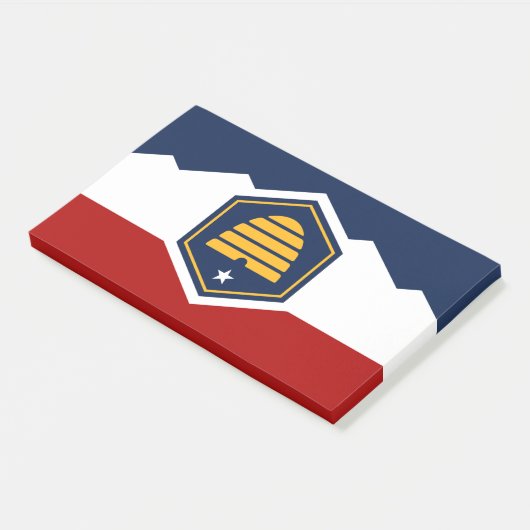 Post-it® Notes with new flag of Utah, USA (Incliné)