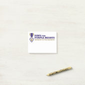 Post-it® notes - Witte kleuren Logo (Op bureau)