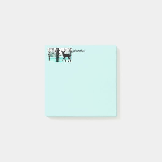 Post-it-Notes Yellowstone-hert Post-it® Notes (Voorkant)