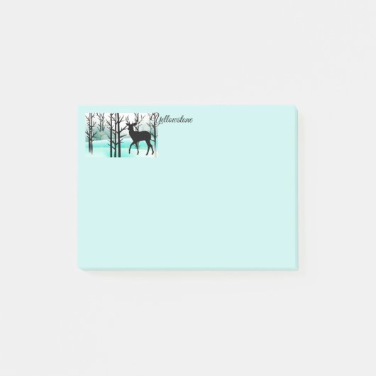 Post-it-Notes Yellowstone-hert Post-it® Notes (Voorkant)