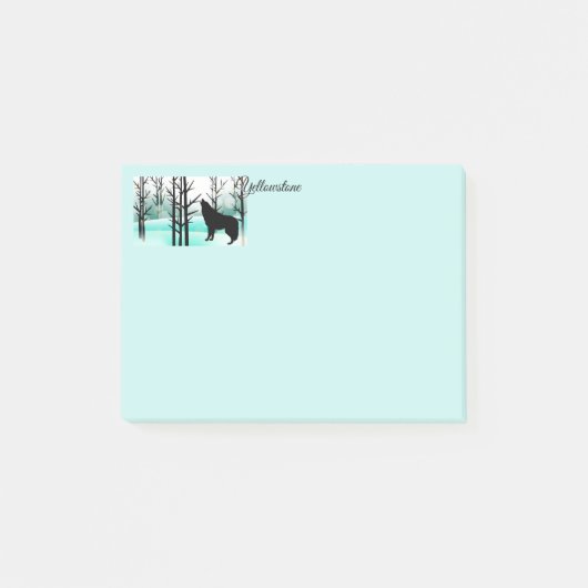Post-it-Notes Yellowstone Wolf Post-it® Notes (Voorkant)