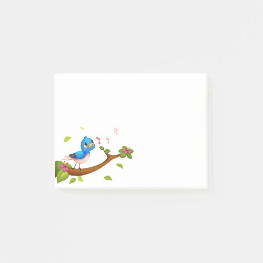 Post-it-Notes-Zingende Vogel Post-it® Notes (Voorkant)