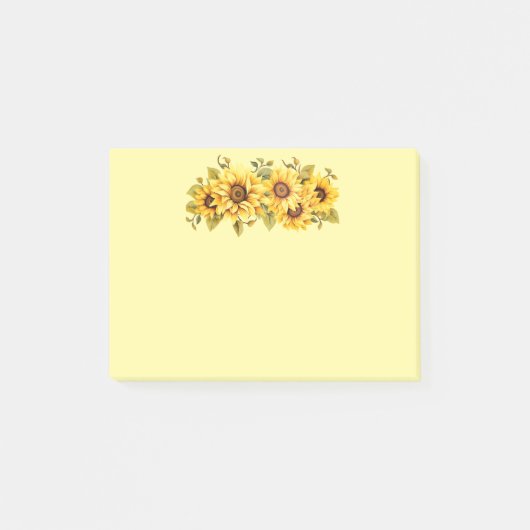 Post-it-Notes-zonnebloemen Post-it® Notes (Voorkant)