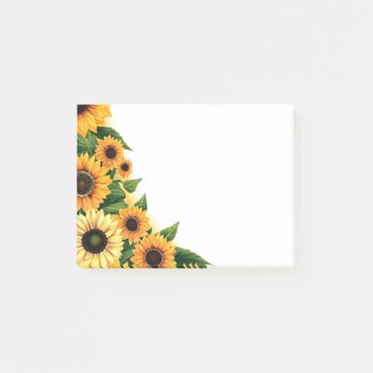 Post-it-Notes-zonnebloemen Post-it® Notes (Voorkant)