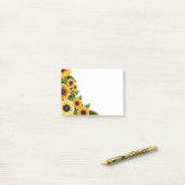 Post-it-Notes-zonnebloemen Post-it® Notes (Op bureau)