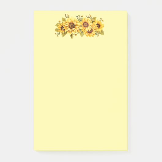 Post-it-Notes-zonnebloemen Post-it® Notes (Voorkant)