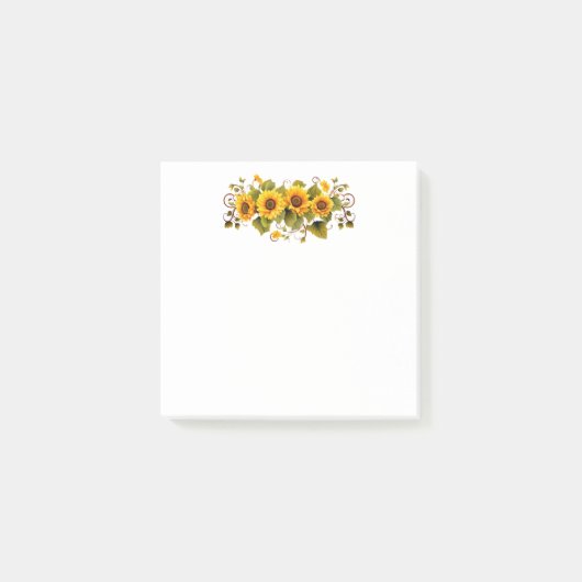 Post-it-Notes-zonnebloemen Post-it® Notes (Voorkant)