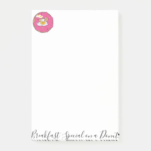 Post-it Notitie Eieren Donut Post-it® Notes (Voorkant)