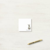 Post-It Notitie - Schattige Bonnie Bunny Post-it® Notes (Op bureau)