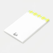 Post-it Notities Geel Katernenprint Post-it® Notes (Schuin)