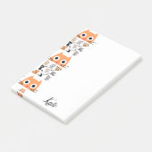 Post-it Notities Kitten Speelse Kat Post-it® Notes (Schuin)