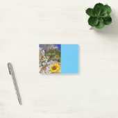 Post-it-notities met zonnebloem bloemendinosaurus post-it® notes (Kantoor)