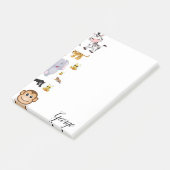 Post-it Notities Olifant Tijger Aap Post-it® Notes (Schuin)