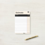 Post-IT-notities snelle ramingenblad Post-it® Notes (Op bureau)