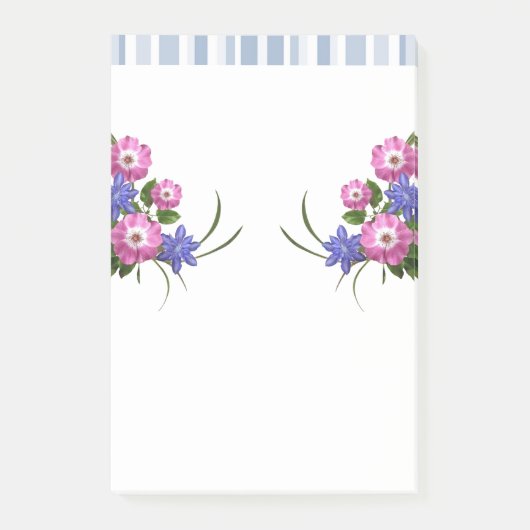 Post-it Notities Streep Bloemen Post-it® Notes (Voorkant)