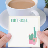 Post-it® N'oubliez pas le Plante Cactus