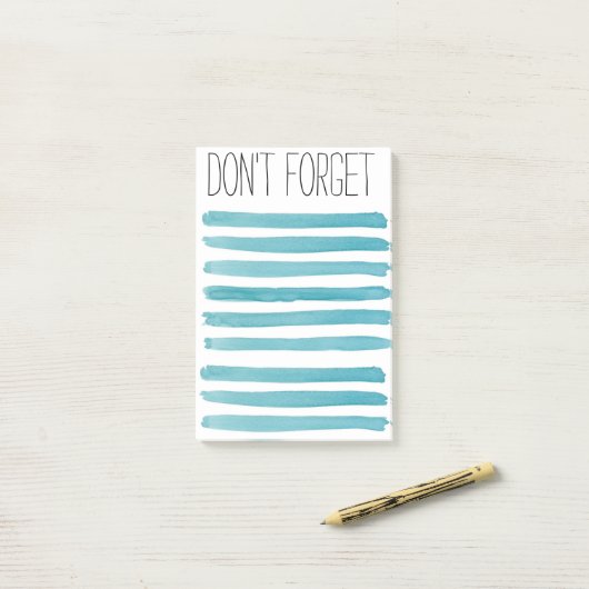 Post-it® N'OUBLIEZ PAS Pad de note (Sur un bureau)