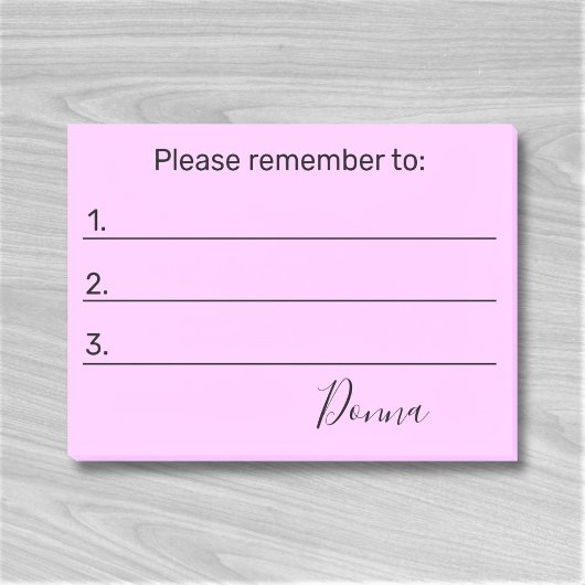 Post-it® N'Oubliez Pas Votre Texte