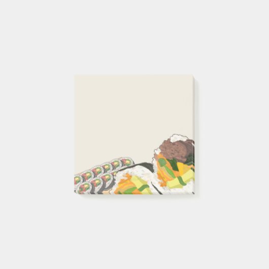 Post-it® Nourriture Asiatique 11 Post-Its (Devant)