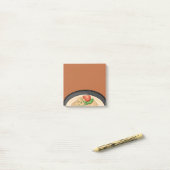 Post-it® Nourriture Asiatique 3 Post-Its (Sur un bureau)