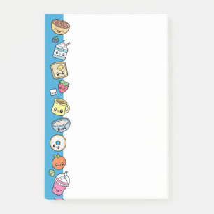 Post-it® Nourriture de petit déjeuner mignonne