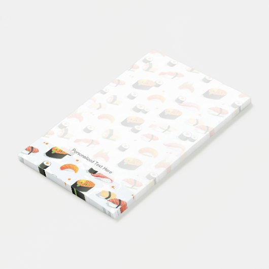 Post-it® Nourriture japonaise : Motif de sushi (Incliné)
