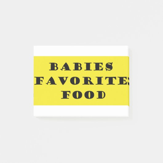 Post-it® Nourriture préférée des bébés (Devant)