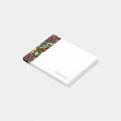 Post-it® Nourriture sur un arrière - plan noir (Incliné)