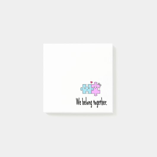 Post-it® Nous appartenons ensemble (Devant)