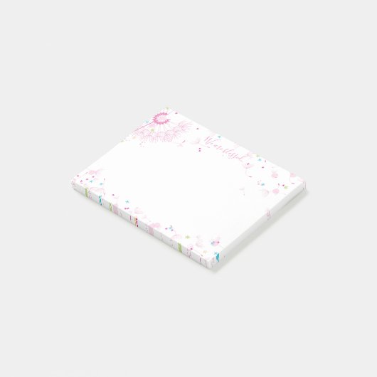 Post-it® Nous avons fait une planification de notes de (Incliné)