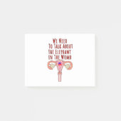 Post-it® Nous devons parler de l'éléphant dans le ventre (Devant)