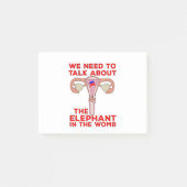 Post-it® Nous devons parler de l'éléphant dans le ventre (Devant)