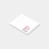 Post-it® Nous luttons ensemble contre le cancer du sein (Incliné)