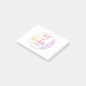 Post-it® Nous Pouvons Faire Des Choses Difficiles , Design  (Incliné)