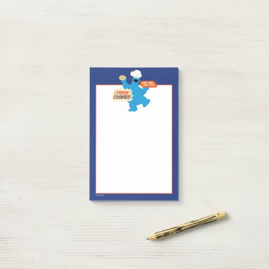 Post-it® Nous sommes des gourmands | Cookies frais ! (Sur un bureau)