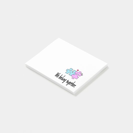 Post-it® Nous sommes faits pour être ensemble (Incliné)