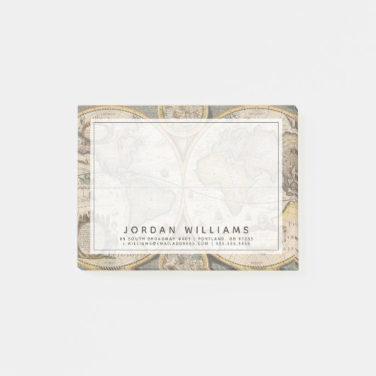 Post-it® Nova Totius Terrarum Orbis Geographica (Devant)