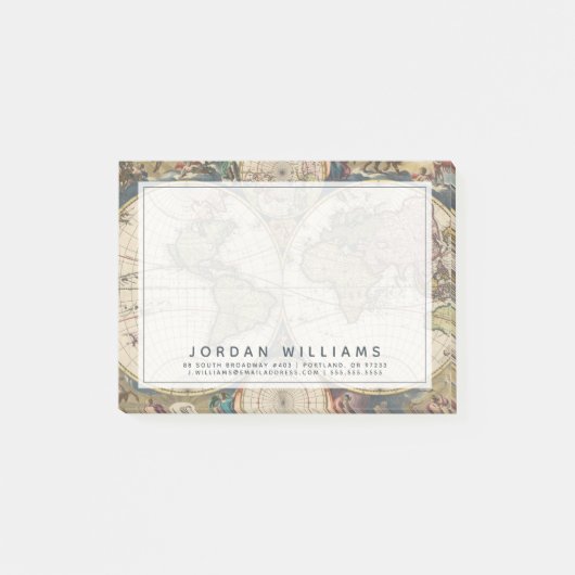 Post-it® Novissima Totius Terrarum Orbis Tabula (Devant)